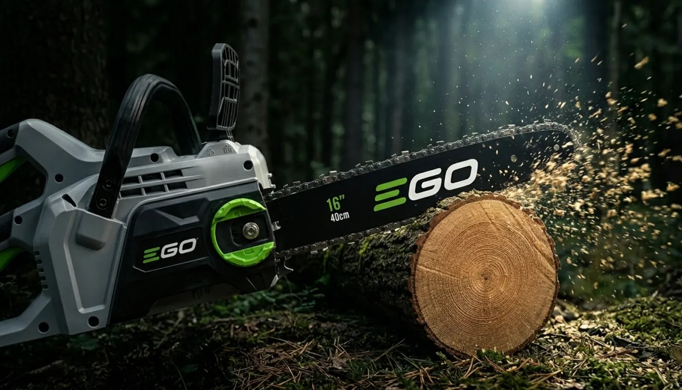 Акумулаторни верижни триони Ego Power+ с мощ за тежък дърводобив