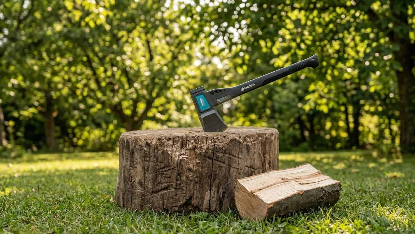 Gardena Universal и Splitting брадви сравнение дървесина
