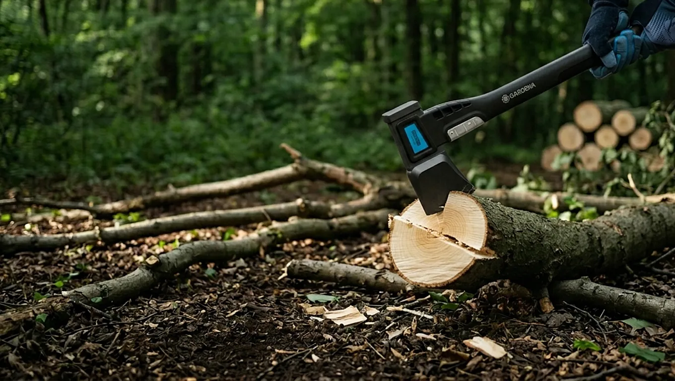 Gardena Splitting брадва hollow grinding non-stick острие