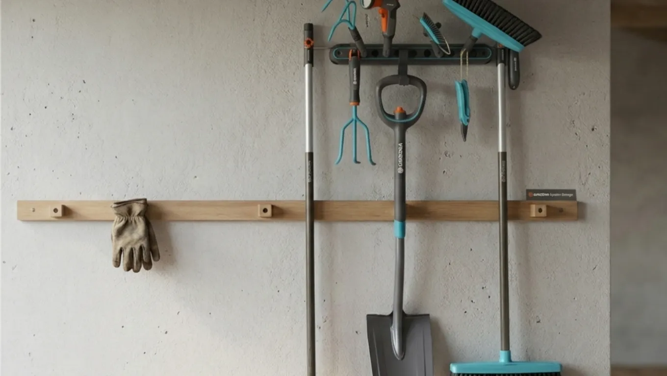 Gardena Combisystem Tool Rack Flex организация съхранение накрайници
