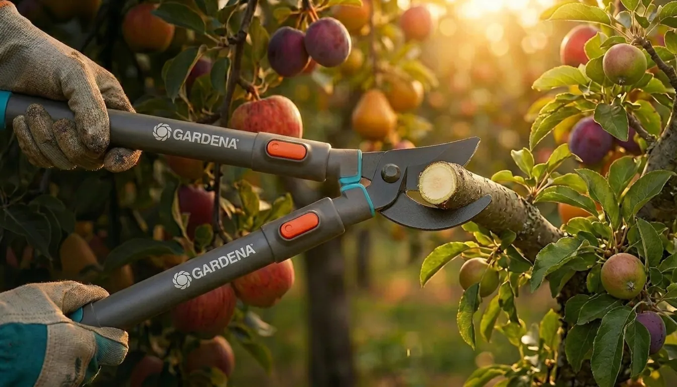 Овощарски ножици Gardena – мощна резитба и чист срез при клони