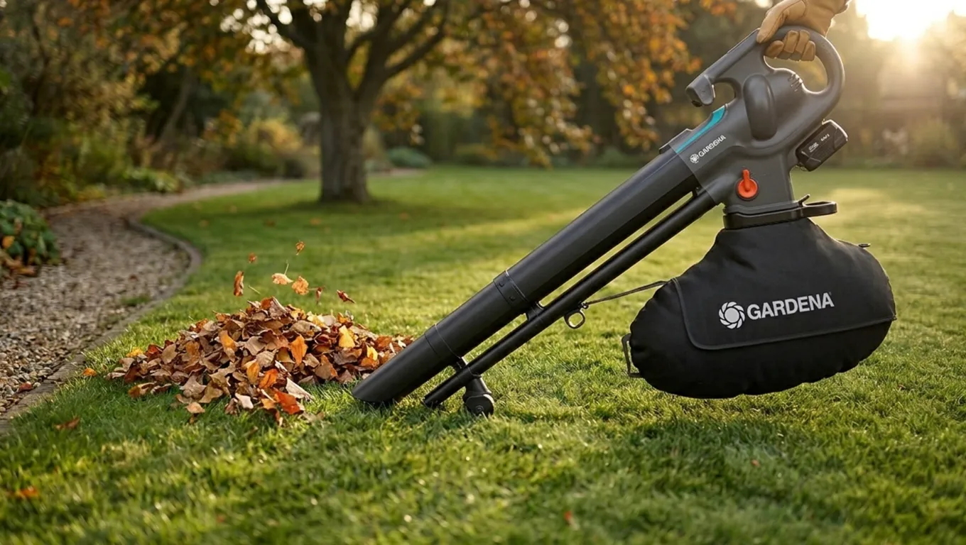 Gardena PowerJet 18V P4A духалка почистване листа в градина