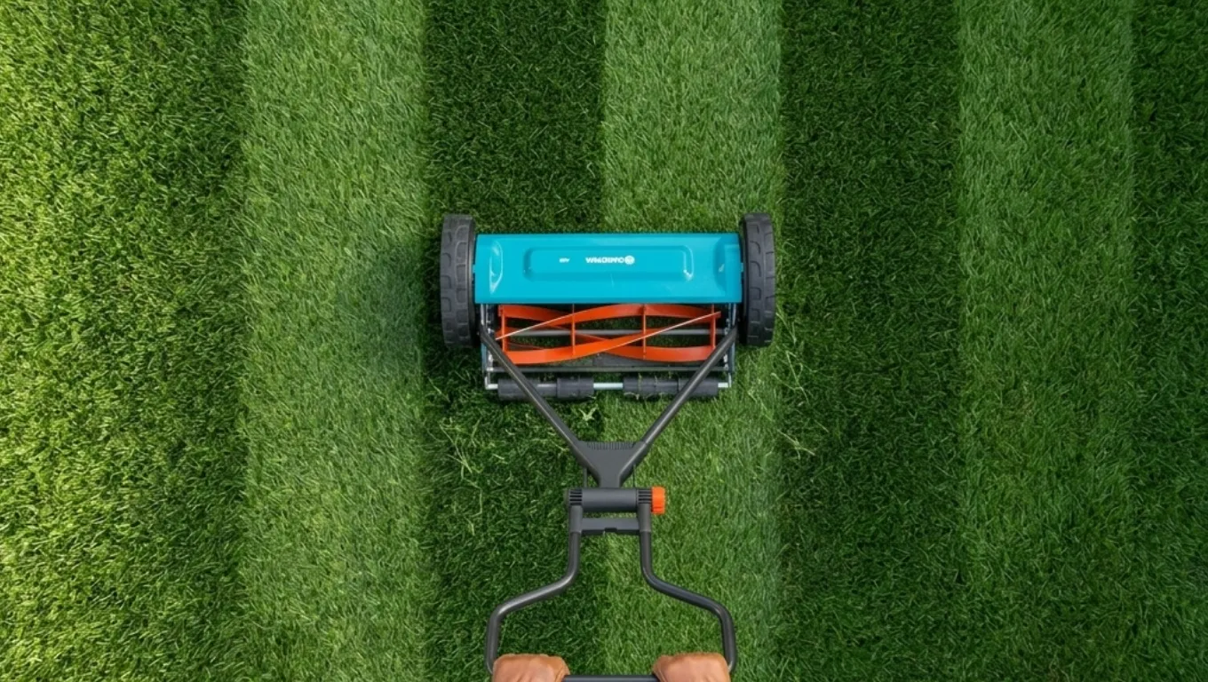 Поддръжка на остриетата на Gardena ръчна спирална косачка