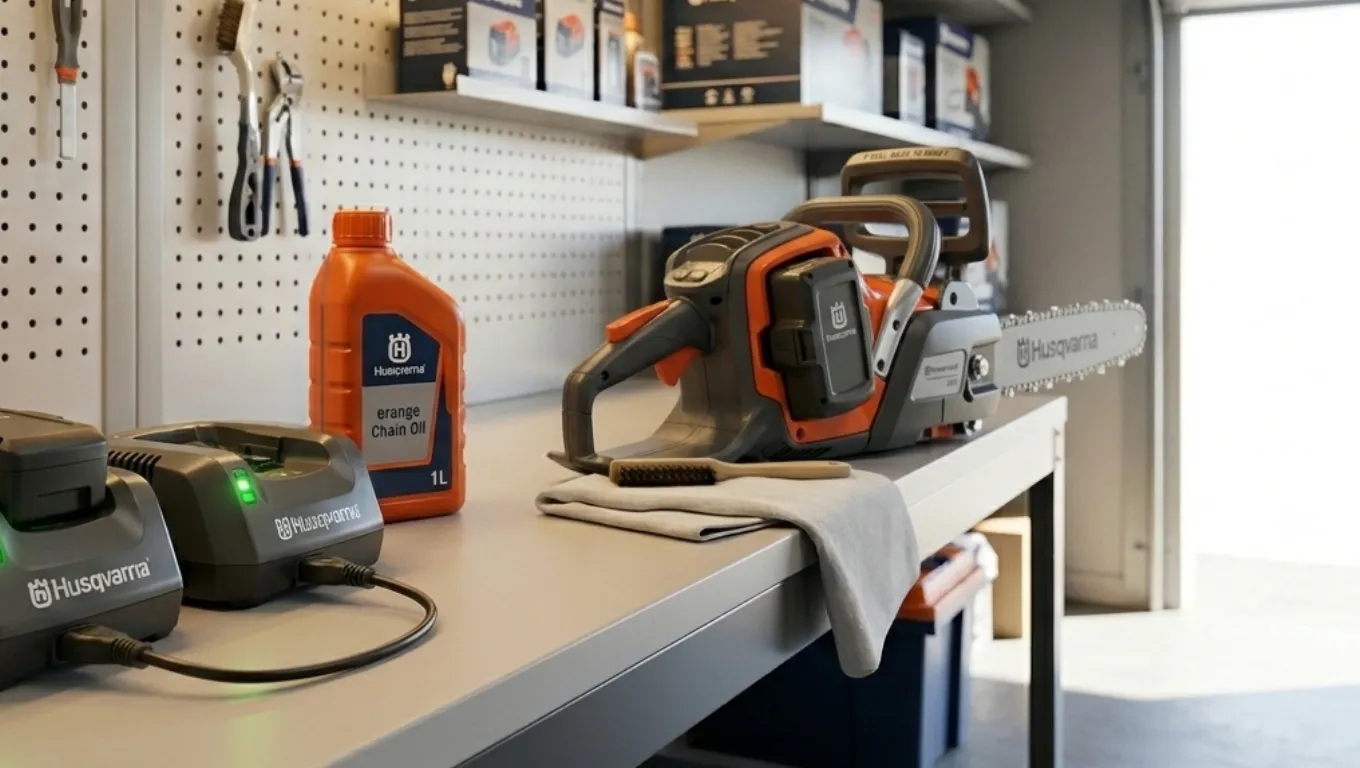 Батерия и зарядно за акумулаторен трион Husqvarna