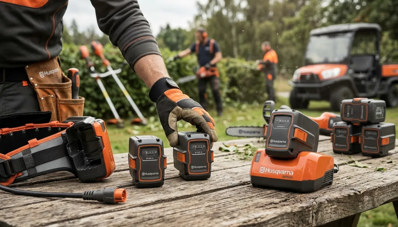 Батерии и зарядни Husqvarna – BLi20 до BLi950X и QC80 до QC500
