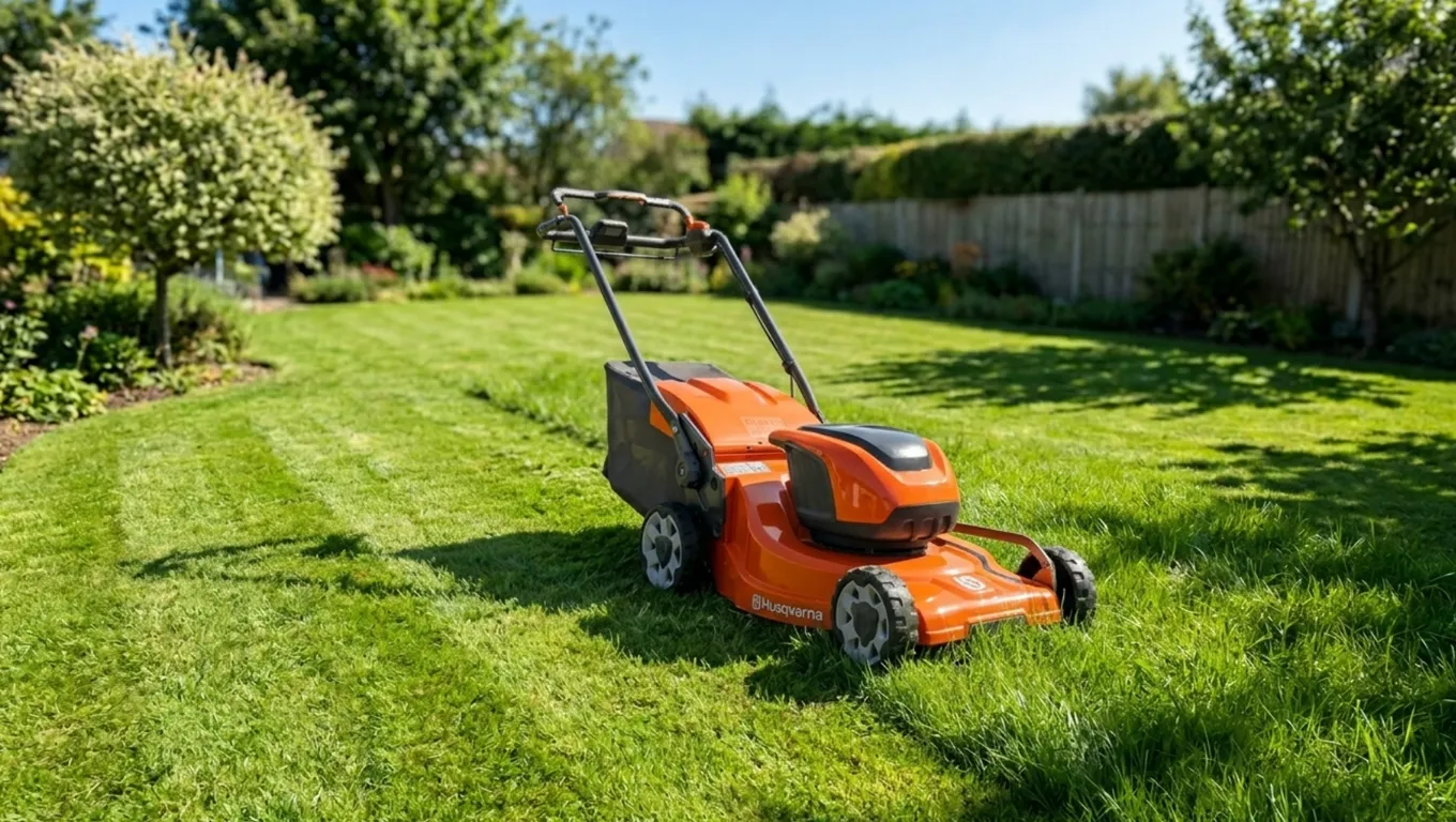 Husqvarna BioClip мулчиране и savE режим на акумулаторна косачка