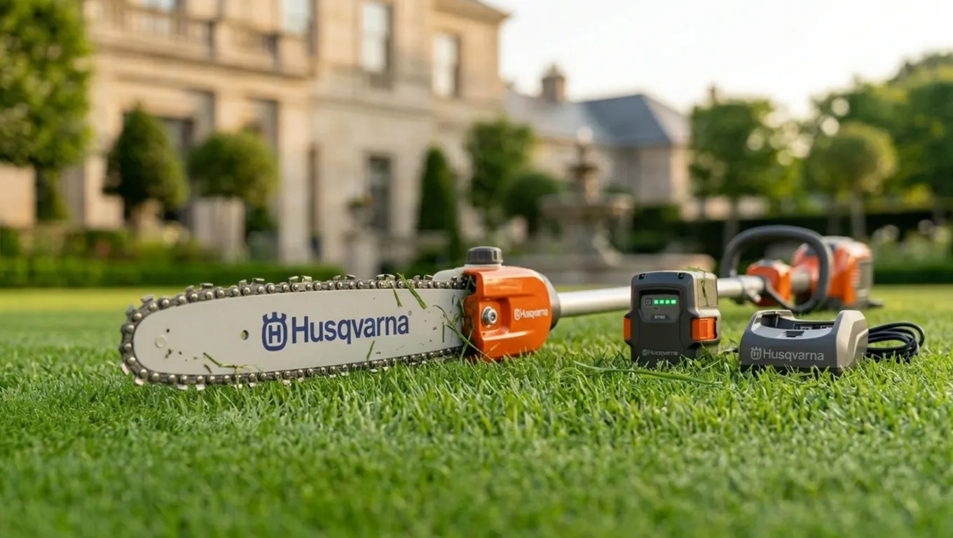 Husqvarna 530iP4 акумулаторен прътов трион с 4 м обсег