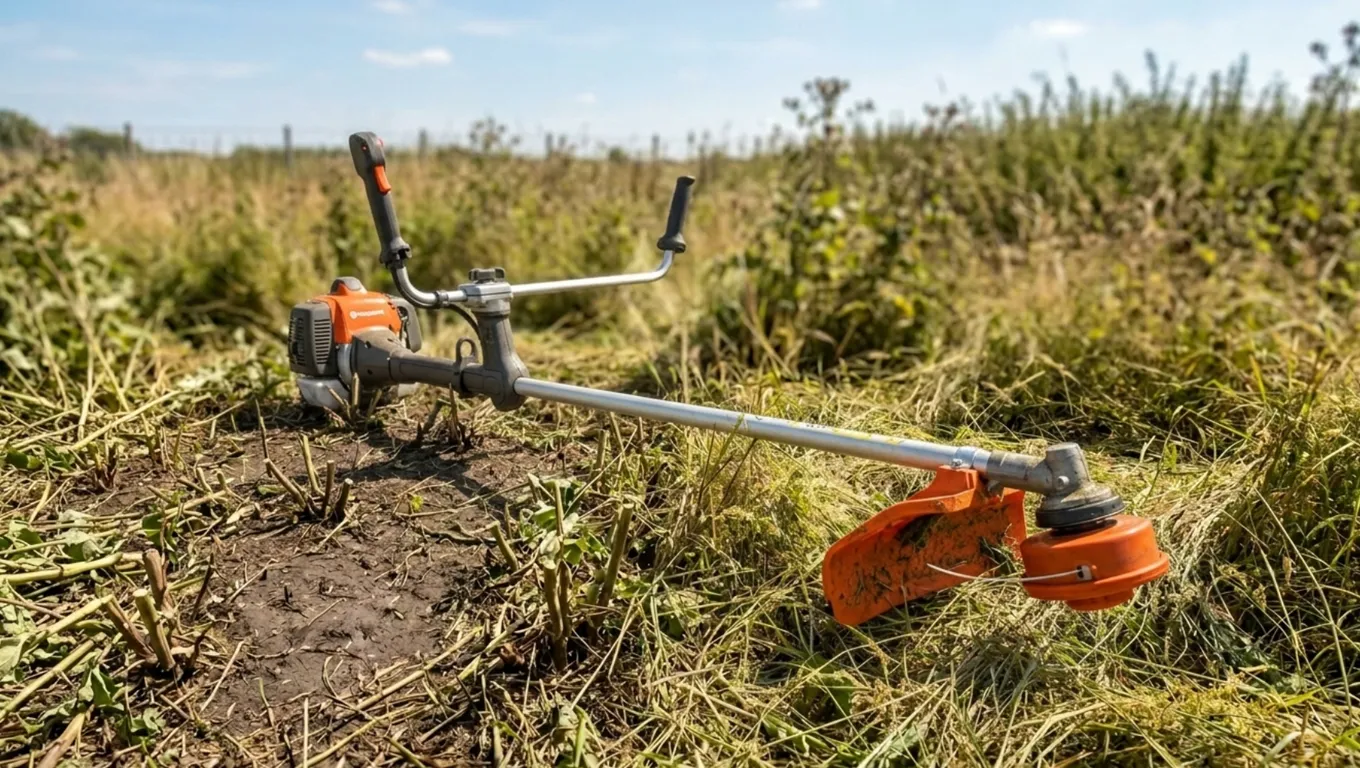 Husqvarna 545RX LowVib и Balance X колан за ергономична работа на склон