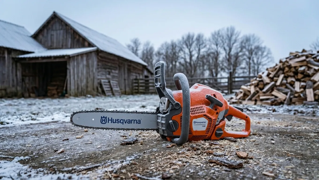 Поддръжка и гориво за бензинов верижен трион Husqvarna