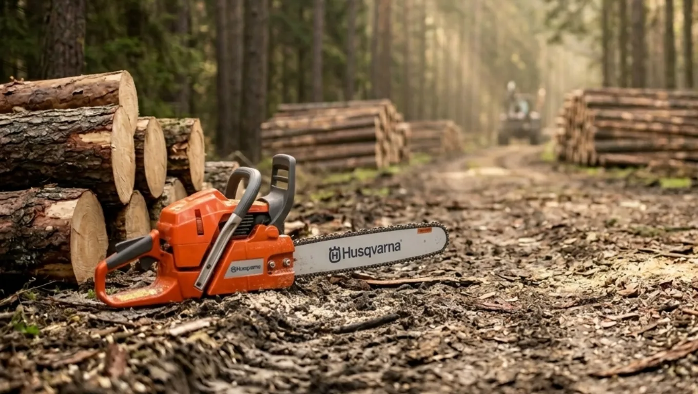 Husqvarna Smart Start и Air Injection технологии на бензинов трион