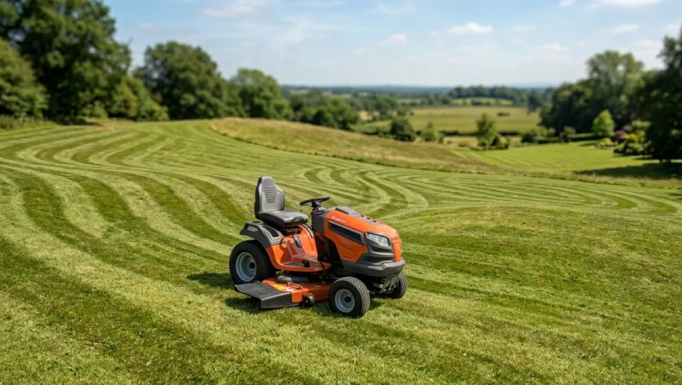Husqvarna TS354 ClearCut дек, Locking Differential и Cruise Control