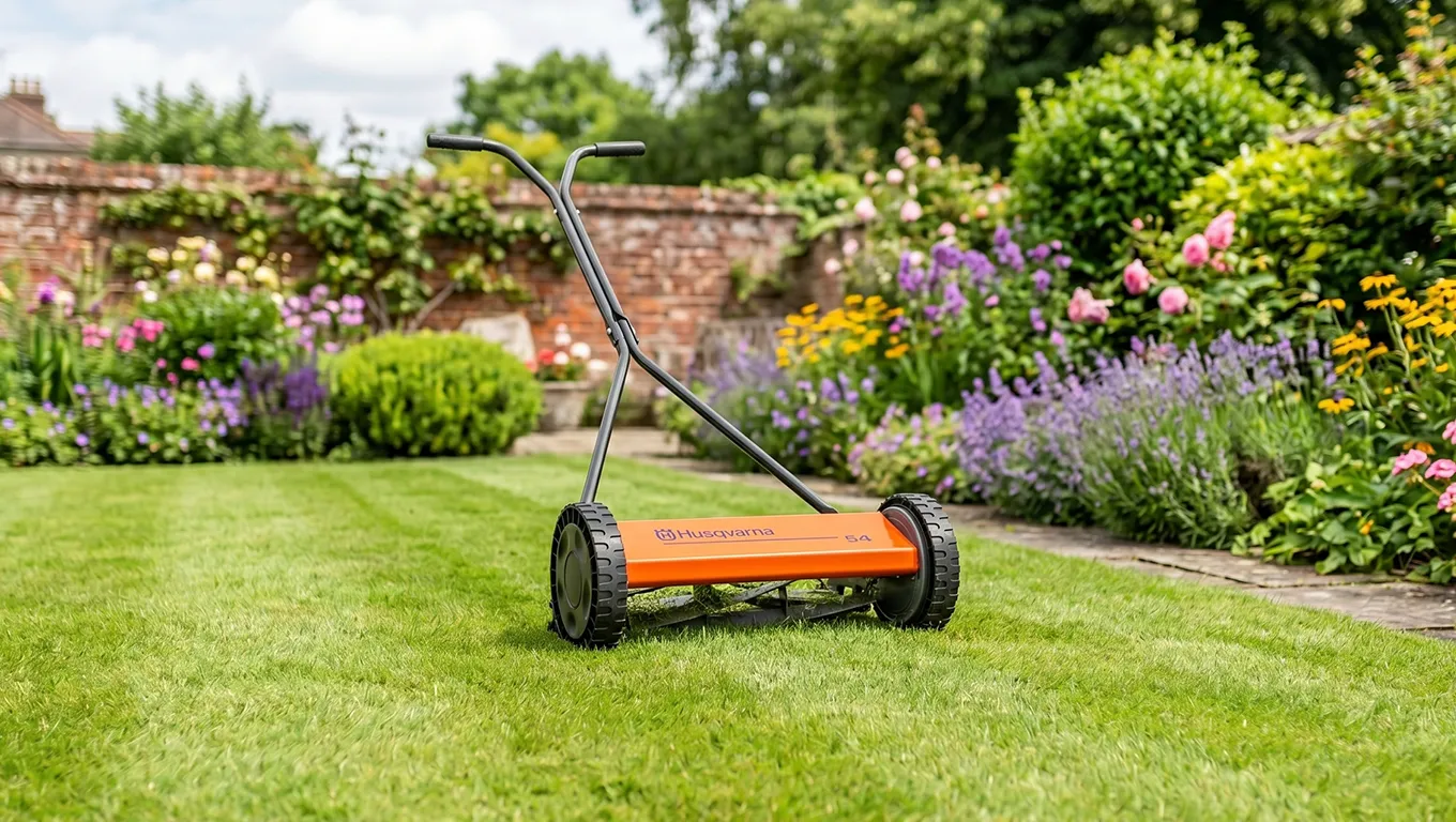 Сравнение ръчна, акумулаторна и роботизирана косачка Husqvarna за различни градини