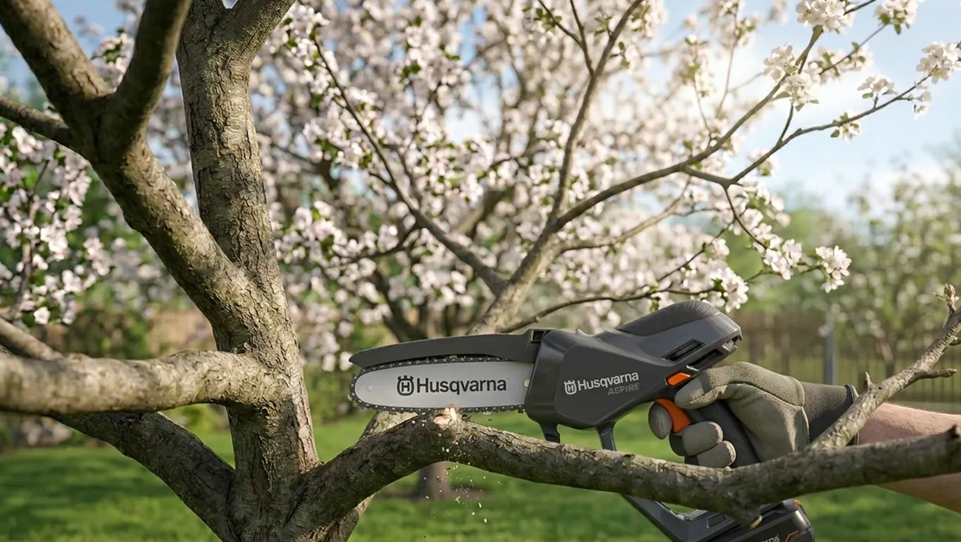 Husqvarna кастрачка, лопер и ръчен трион – диаметри клони 25mm, 50mm, 150mm