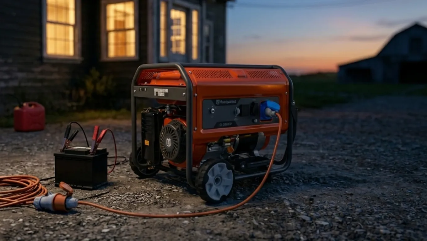 Поддръжка Husqvarna W80P помпа и G5500P генератор – масло, свещ и зимно съхранение