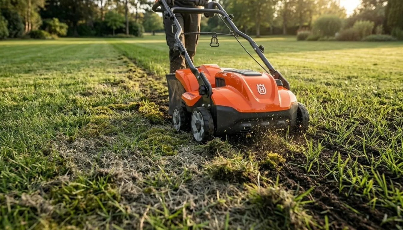 Скарификатори Husqvarna S138C и S138i – 2-в-1 за здрава тревна площ
