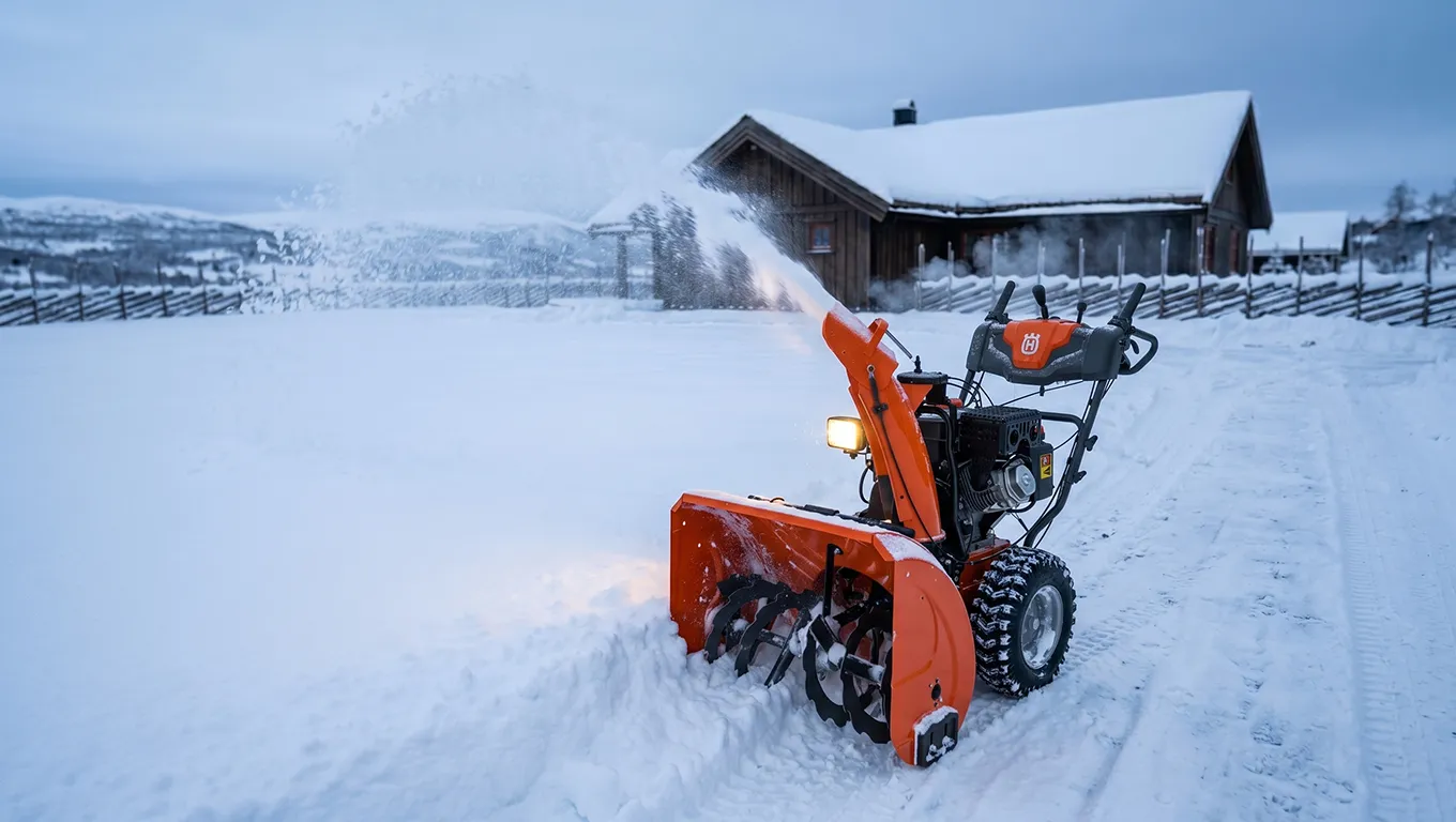 Husqvarna ST224 Electric Start, Heated Grips и Remote Chute Rotator