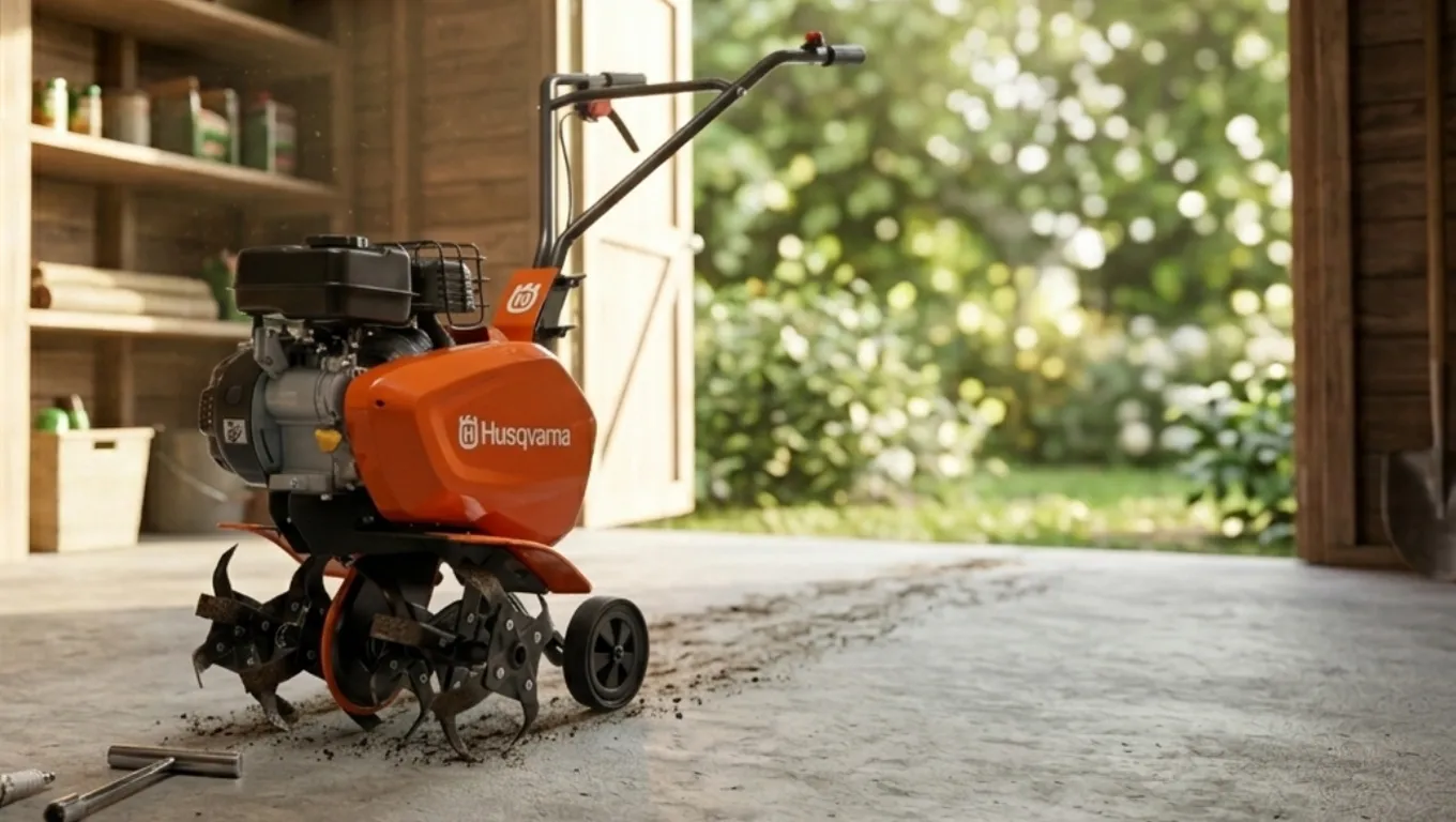 Поддръжка на мотофреза Husqvarna TF230 – масло, маслен филтър и лопатки