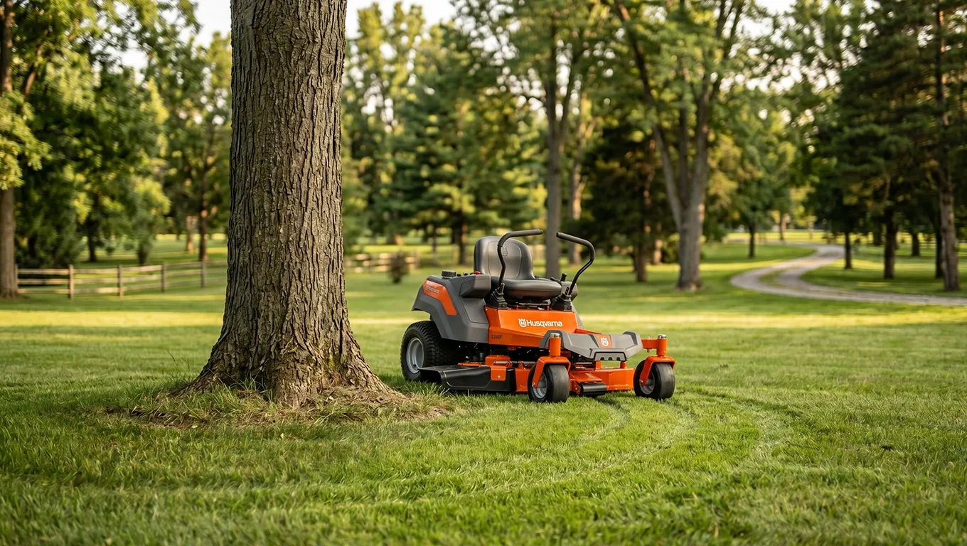 Husqvarna Z254F zero-turn ClearCut дек и Kawasaki 24 HP двигател